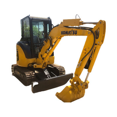 Низкие рабочие часы Подержанный экскаватор Komatsu PC35 с оригинальным гидравлическим цилиндром