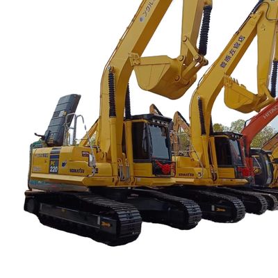 Использованный экскаватор Komatsu Оригинальный экскаватор PC220 с емкостью ведра 1,2 м3 в Японии