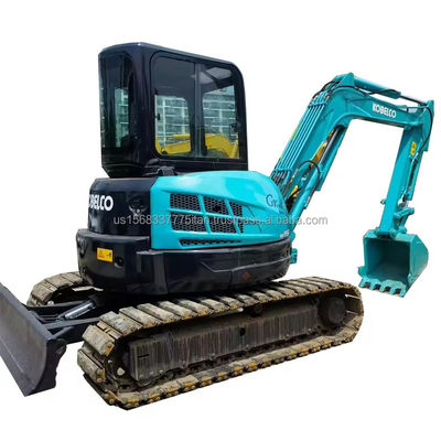 Оригинальный использованный экскаватор Kobelco SK55SR с хорошей производительностью в рабочие часы 0-2000