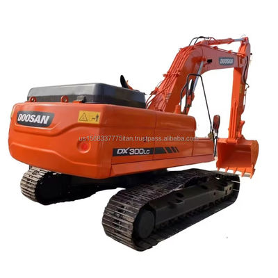 Экскаватор DOOSAN DX300 с низким рабочим временем 0-2000 и оригинальным гидравлическим насосом