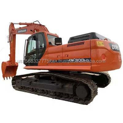 Использованный экскаватор DOOSAN DX300 мощностью 30 тонн и оригинальным гидравлическим цилиндром