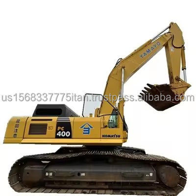 Шанхайская бывшая экскаватор Komatsu PC400-7 Кавальная машина с оригинальным гидравлическим клапаном