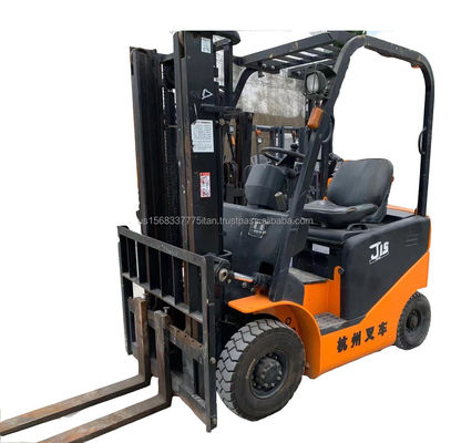 Год 2012 Hangzhou Forklift H15 J15 Подержанные дизельные вилочные погрузчики с длиной вилки 2 м