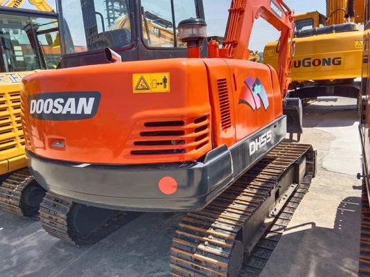 Доусан DH55 5.5TON экскаватор с оригинальным гидравлическим цилиндром и низкими рабочими часами