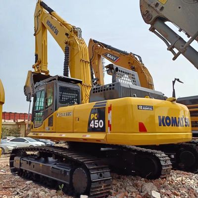 2016 год Оригинальный гидравлический цилиндр Подержанный экскаватор Komatsu PC450 для проектов