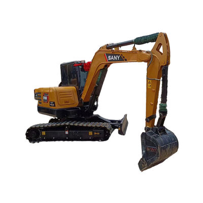 Sany SY60C Digger вторая рука строительные машины с 0,25M3 ведро и 2016 год