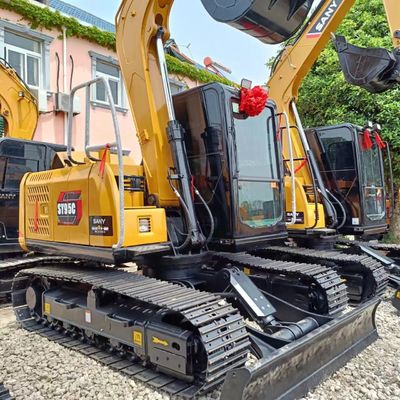 Сделано в 2016 году Sany 75C экскаватор 90% 9500 кг масса машины Отличная производительность