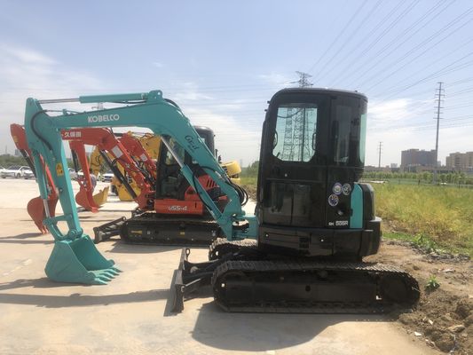 Год 2016 Использованный экскаватор Kobelco SK55SR/ Оригинальный гидравлический экскаватор SK 55SR