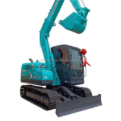 Использованный экскаватор Kobelco SK75-8 из Японии с оригинальным гидравлическим клапаном и 0.5M3 ведро