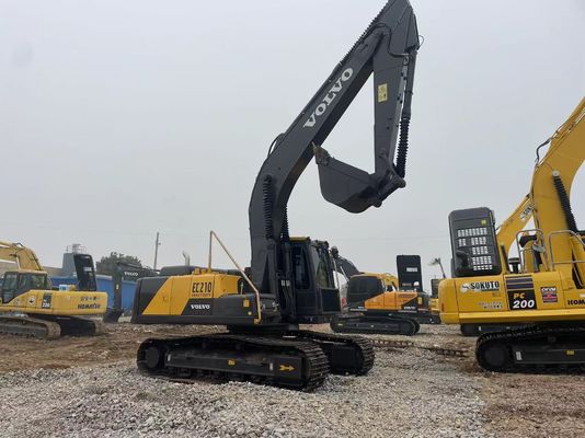 Использованный Volvo Ec210 гидравлический экскаватор с оригинальным гидравлическим клапаном 119кВт