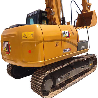 Рабочая масса 12 тонн CAT 312 312D Digger 2016 Использованная экскаваторная гусеничная машина