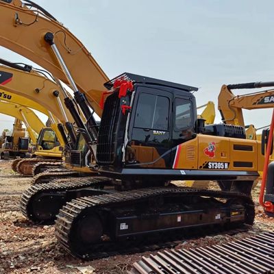Получите лучший экскаватор SANY SY305H с мощностью 210 кВт и оригинальным гидравлическим насосом