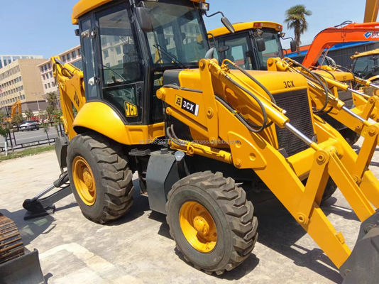 Использованный JCB 3CX погрузчик эффективный и недорогой для магазинов строительных материалов