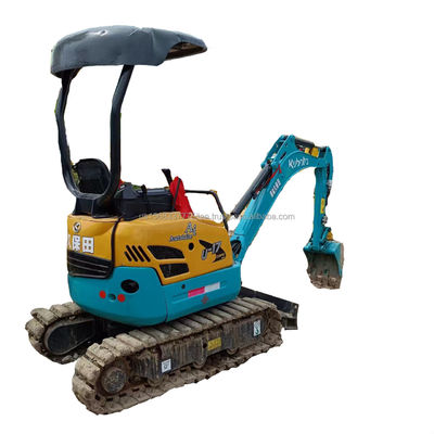 Магазины строительных материалов использовали мини экскаватор KUBOTA KXU17 с отличными основными компонентами