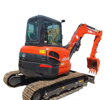 5.5тонная мини экскаваторная машина KUBOTA KXU55 Использована в 2016 году с характеристиками и основными компонентами