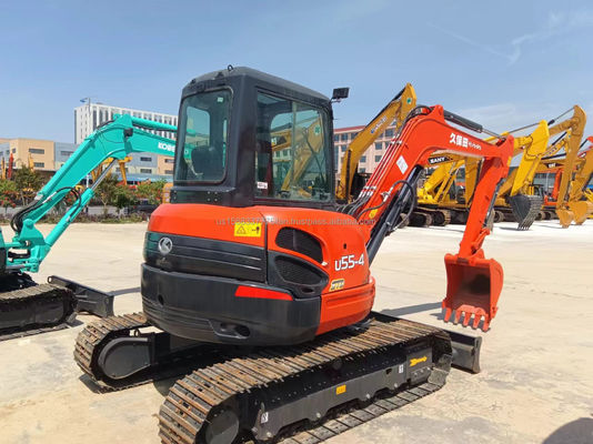 5.5тонная мини экскаваторная машина KUBOTA KXU55 Использована в 2016 году с характеристиками и основными компонентами