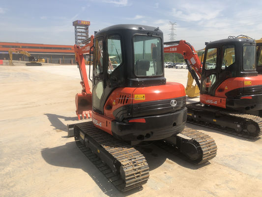 Оригинальный японский экскаватор KUBOTA KXU55 Mini 5,5 тонн, используемый с оригинальным двигателем и ПЛК