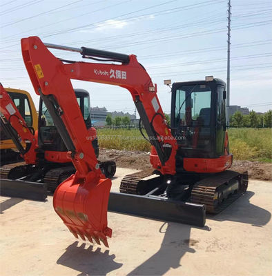 Рабочая масса 6ТОН KUBOTA KXU55 экскаватор с оригинальным гидравлическим клапаном и двигателем