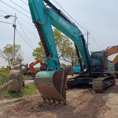 Оригинальный гидравлический клапан Подержанный 35 тонн экскаватор Kobelco SK350 с хорошими характеристиками