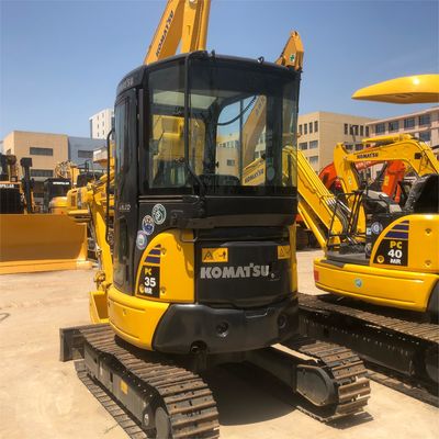 11.2 кВт Komatsu PC35 Использованный мини-кашильщик скалистый экскаватор 3,5 тонны экскаватор Harga экскаватор
