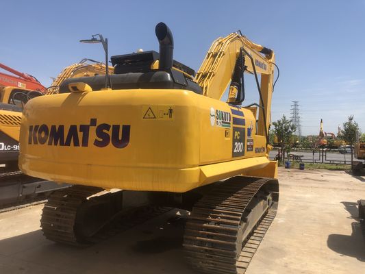 Оригинальный экскаватор Komatsu PC200 20TON Использованный экскаватор с вместимостью в ведро 1,2 М3