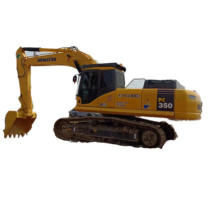 Хорошее состояние 35 тонн Komatsu PC350 Использованные экскаваторы с оригинальным гидравлическим цилиндром