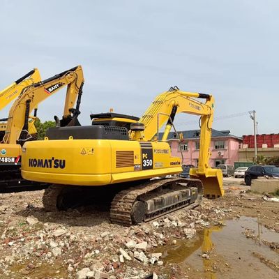 Оригинальный гидравлический цилиндр Komatsu PC350 Использованные экскаваторы 35 тонн для строительства