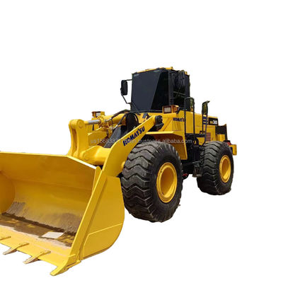 Магазины строительных материалов Использованный Komatsu WA 380 Погрузчик 20 тонн Номинальная нагрузка и отличная производительность