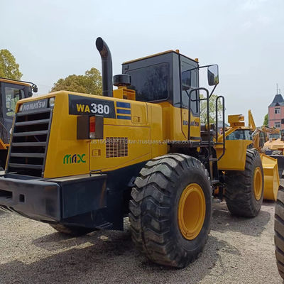 Магазины строительных материалов Использованный Komatsu WA 380 Погрузчик 20 тонн Номинальная нагрузка и отличная производительность