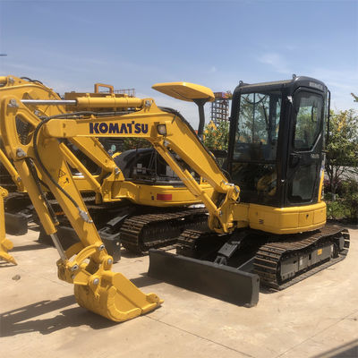 Гидравлический цилиндр Komatsu PC35 Использованный экскаватор 3670 кг Машина Вес Роблер экскаватор
