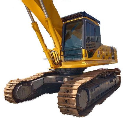 45-тонный экскаватор KOMATSU PC450-7 Использованная большая машина с оригинальным гидравлическим клапаном