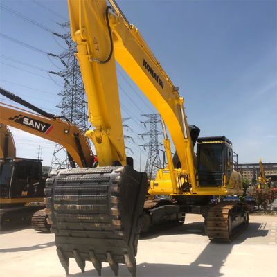 45-тонный экскаватор KOMATSU PC450-7 Использованная большая машина с оригинальным гидравлическим клапаном