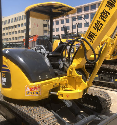Komatsu PC50 Использованный экскаватор без пилота Храм-краллер Гидравлический 6ТОН рабочая масса