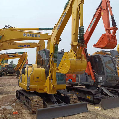 Использованный экскаватор Komatsu PC56-7 с низким рабочим временем и рабочей массой 5 тонн
