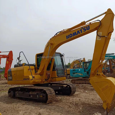 Komatsu PC110-8 экскаватор Япония Использованный гидравлический полётчик с 65кВ двигателем