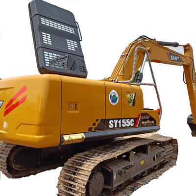 15тонные экскаваторы SY155 Оригинальный гидравлический насос и отличная производительность для строительства