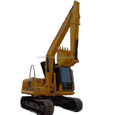 Подержанный экскаватор Komatsu PC130 13 тонн в Шанхае Подержанный экскаватор с оригинальным клапаном
