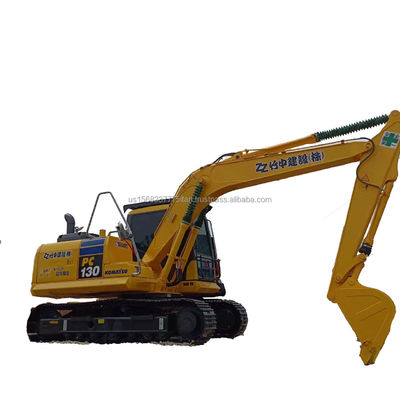 Шанхайский экскаватор Komatsu PC130 с оригинальным гидравлическим насосом и низким рабочим временем