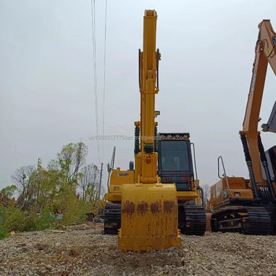 Хорошее состояние подержанный экскаватор Komatsu PC130 с оригинальным гидравлическим насосом в Шанхае