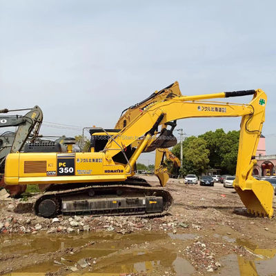 2016 год Komatsu PC350 экскаватор оригинальный гидравлический насос Япония использованный кралер экскаватор