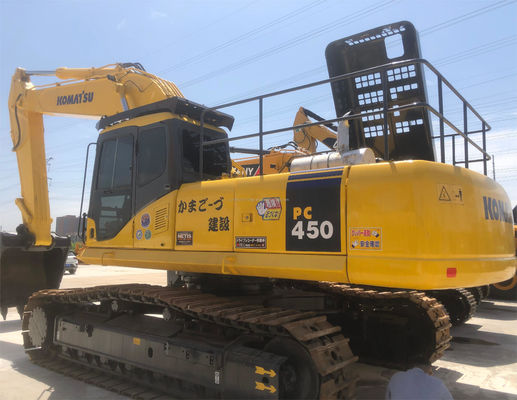 PC450 экскаватор Япония Использованный Komatsu гидравлический ползучий экскаватор с гидравлическим цилиндром