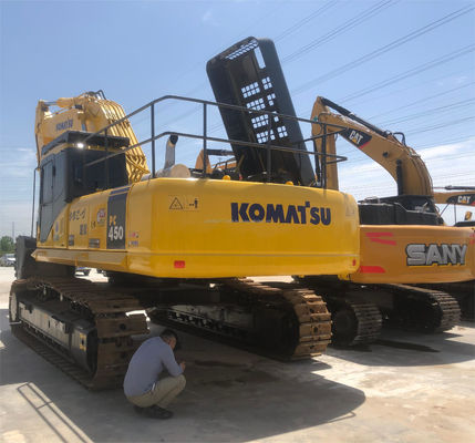 PC450 экскаватор Япония Использованный Komatsu гидравлический ползучий экскаватор с гидравлическим цилиндром