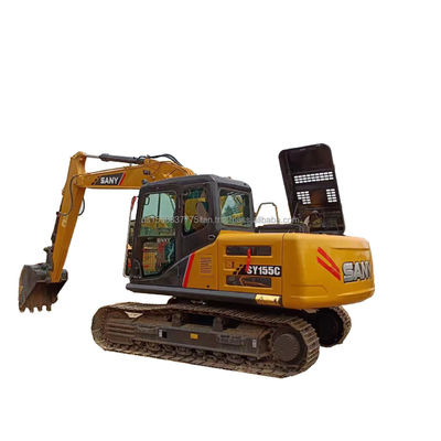 SANY SY155C экскаватор Отличные условия для горных работ Низкие рабочие часы и двигатель