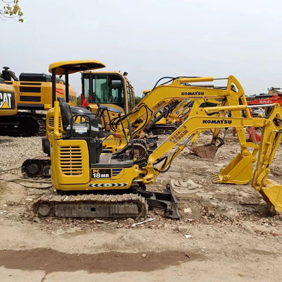 2016 Komatsu PC18MR Mini Использованный экскаватор Crawler Excavator с оригинальным гидравлическим клапаном