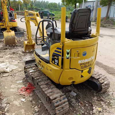 Komatsu PC18MR Мини гидравлический экскаватор Использованный экскаватор Harga Crawler Год 2016 0.13М3
