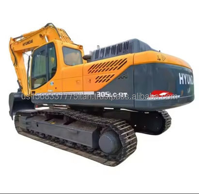 30тонная 305 Crawler Excavator с рабочим временем 0-2000 часов в Корее Использованная Hyundai 305LC-9T