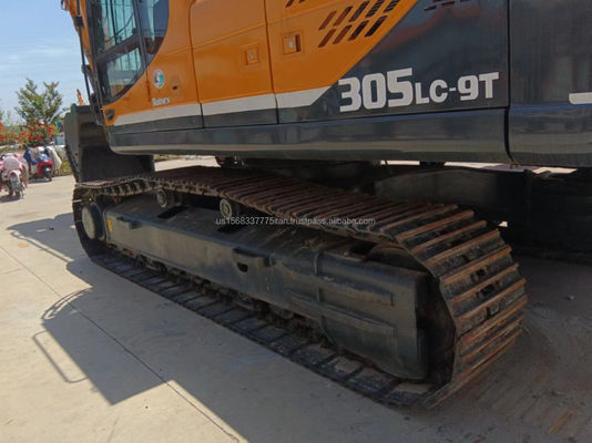 30тонная 305 Crawler Excavator с рабочим временем 0-2000 часов в Корее Использованная Hyundai 305LC-9T