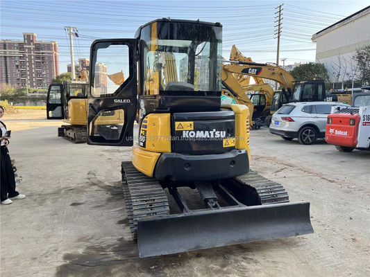Использованный экскаватор Komatsu PC50 с пилотным корпусом вес 5020 кг оригинальный гидравлический цилиндр