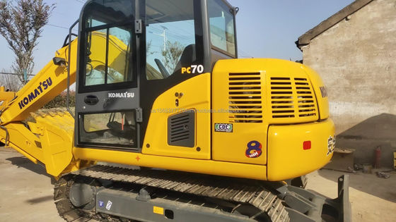 Гидравлический экскаватор Crawler Komatsu PC70 Использованный экскаватор для ваших строительных нужд