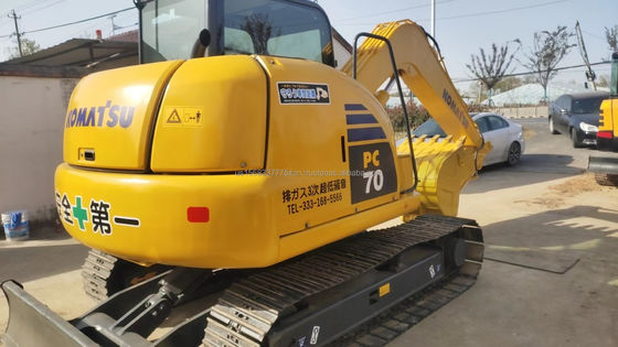 Гидравлический экскаватор Crawler Komatsu PC70 Использованный экскаватор для ваших строительных нужд
